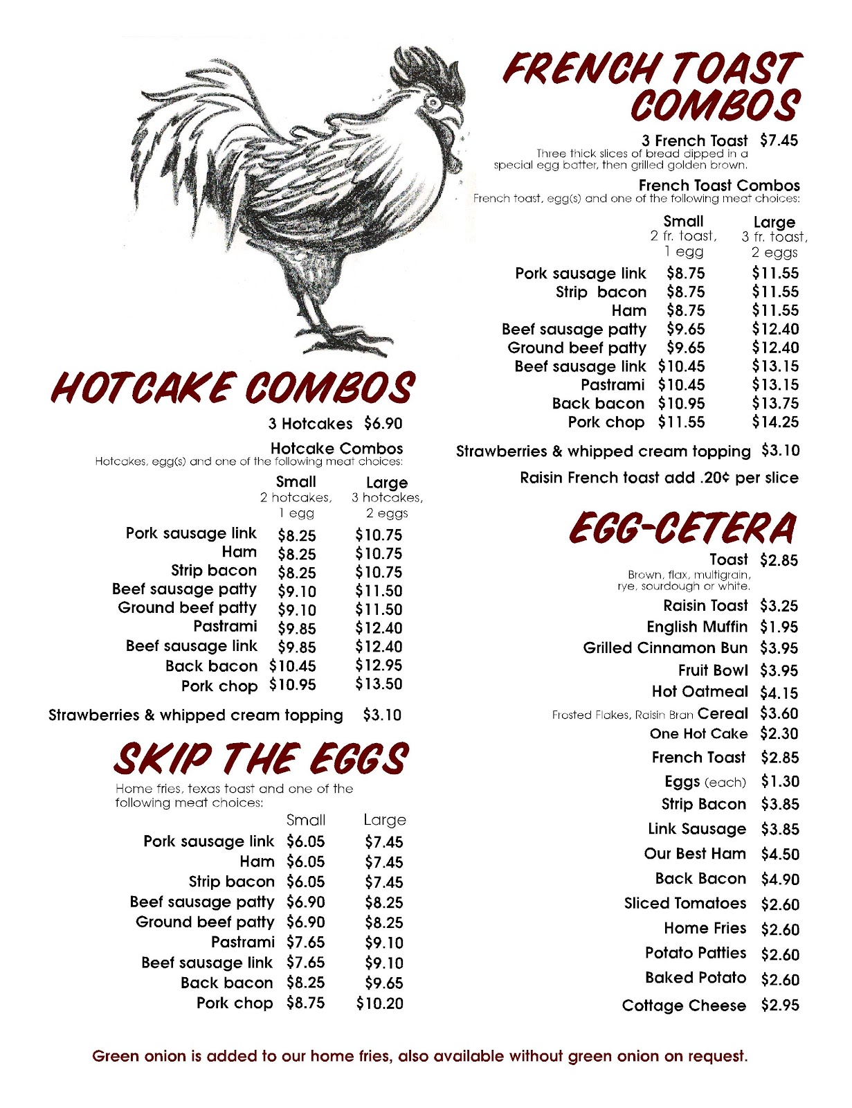 Hap's Hungry House Menu Hap's Hungry House